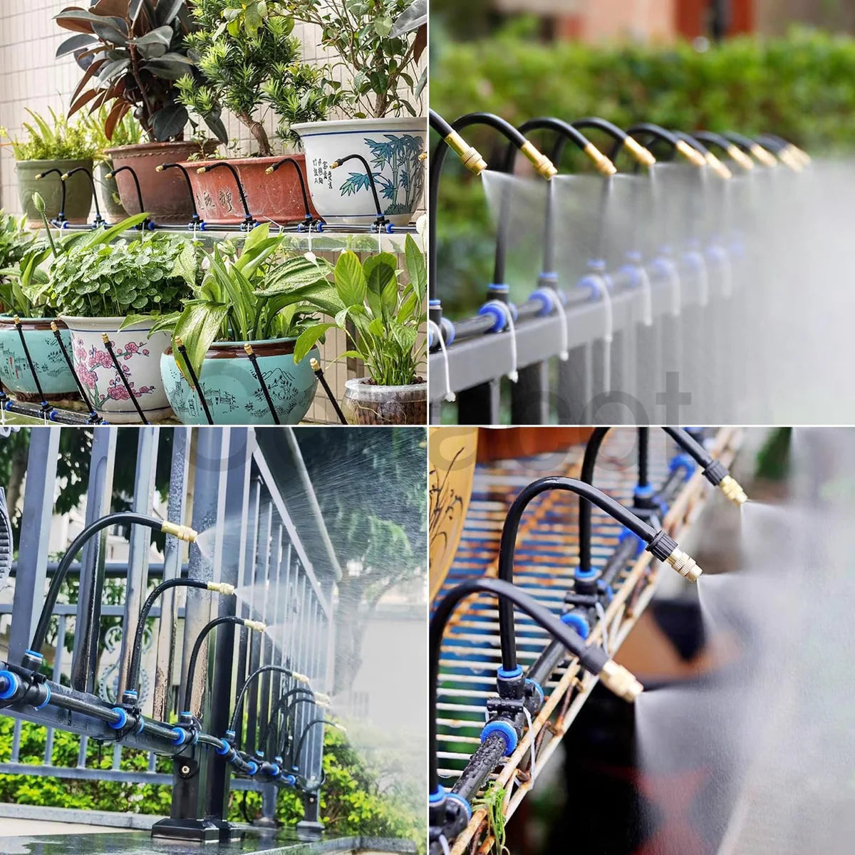 Gardaly - High-Pressure Garden Misting System - MistFlow