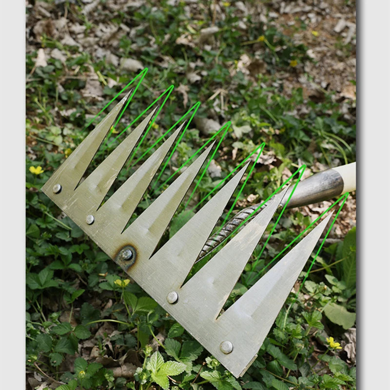 Gardaly – Reinforced Gardening Rake with Carbon Steel Teeth - IronClaw™