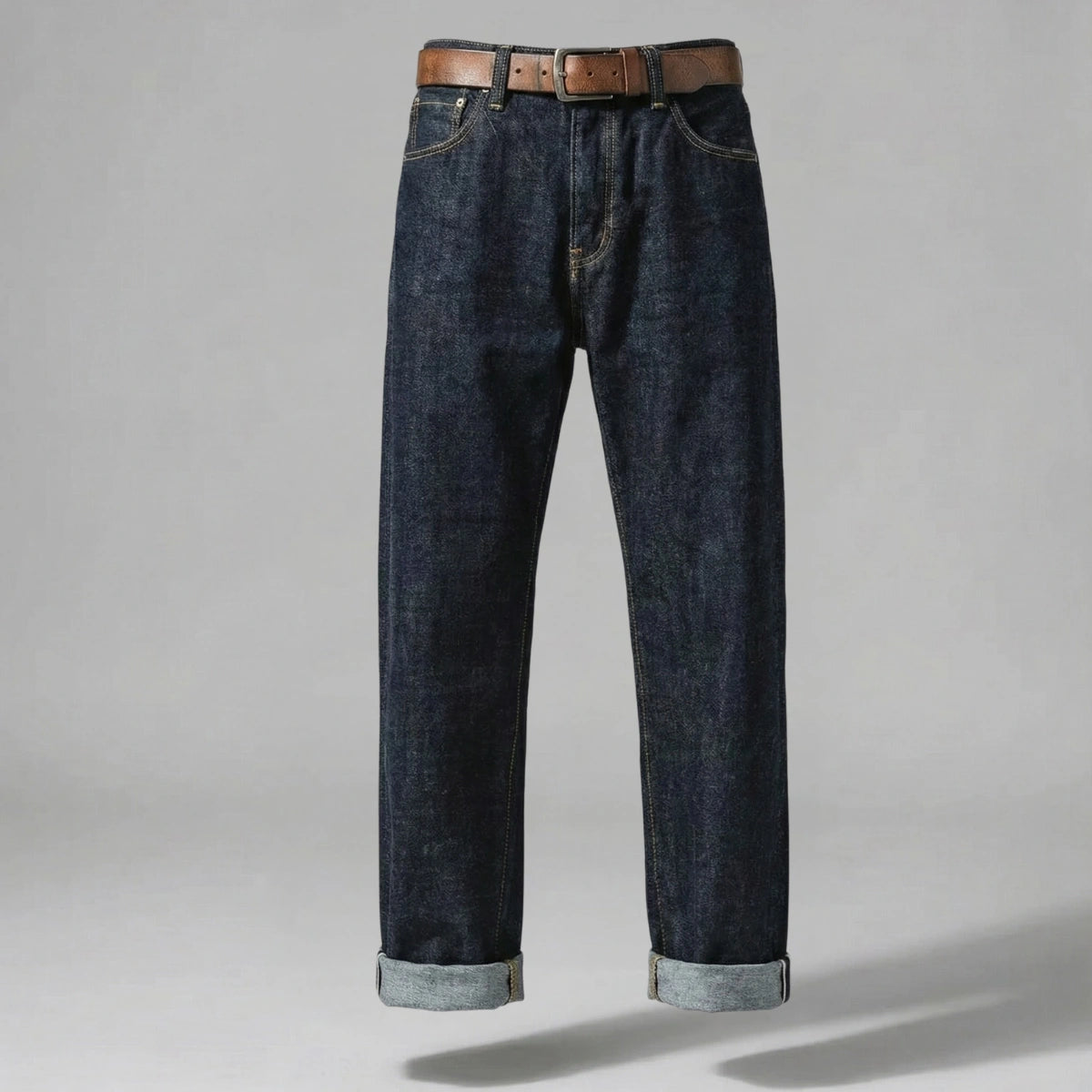 14oz Indigo Selvedge Jeans – Heritage Straight Leg, Built to Age Well