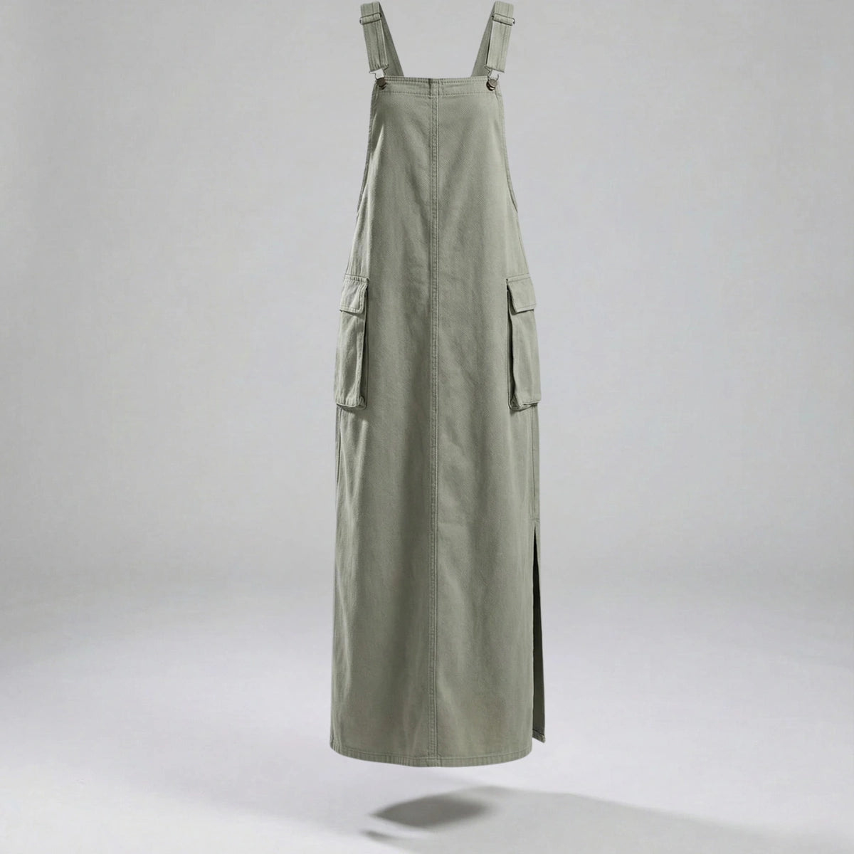 Gardaly Meadow Relaxed Pinafore with Side Slits