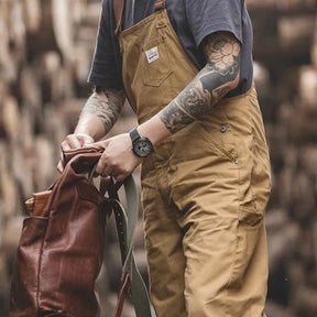 Gardaly Heath Duck Canvas Overalls