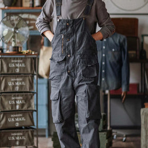 Gardaly Easy-Drape Canvas Overalls