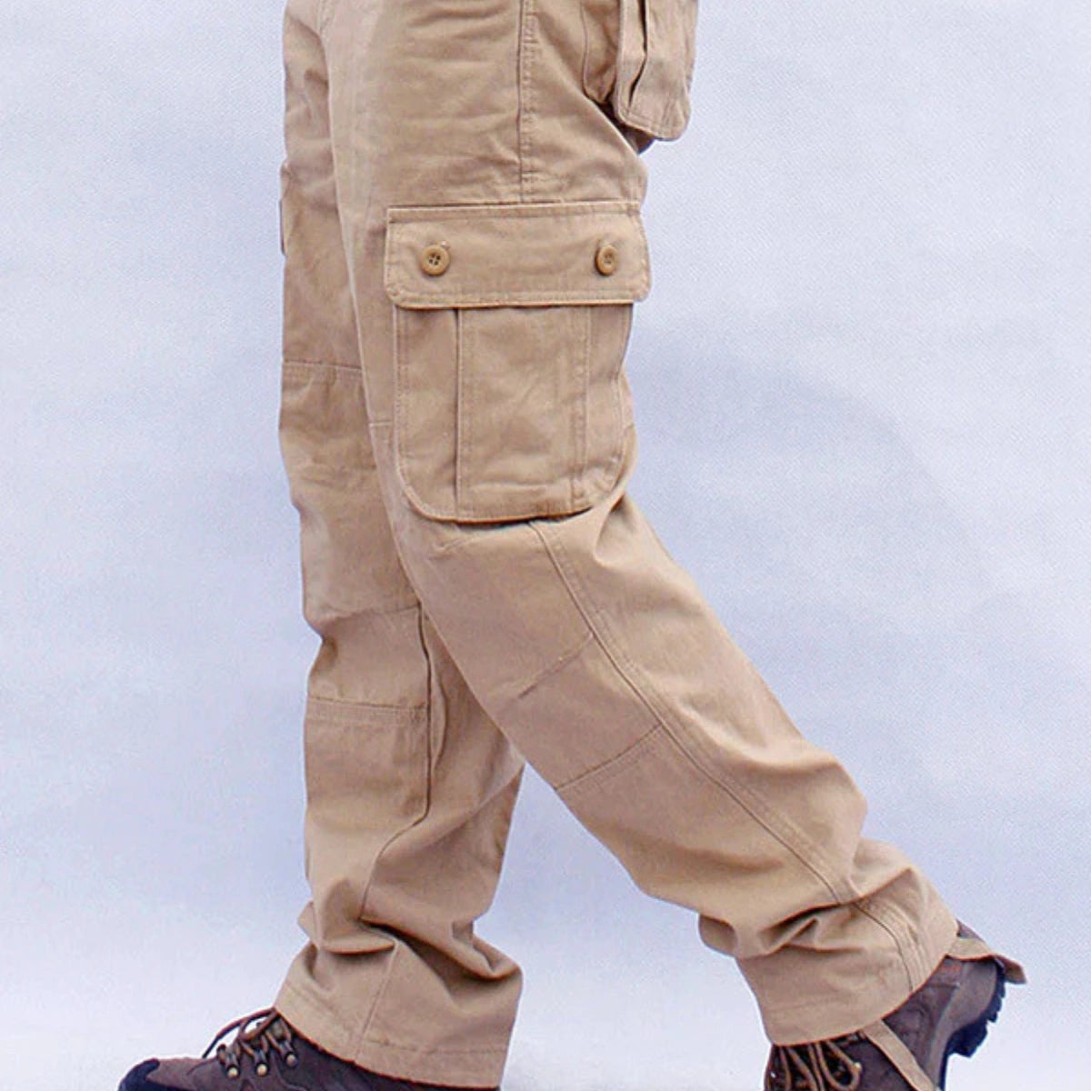 Men’s Trailforge 6-Pocket Cargo Trousers – Straight Leg, Built for Everyday &amp; Outdoors