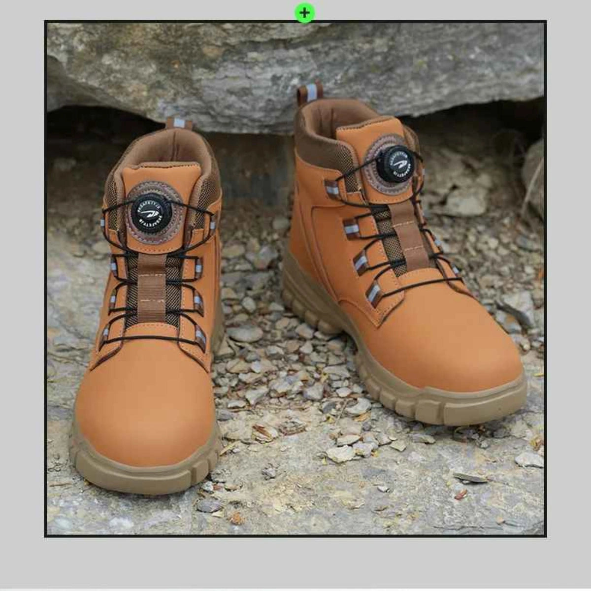 Gardaly | Men’s TorqueLock™ Waterproof Safety Boots – Steel Toe, Kevlar Midsole & Quick-Adjust Dial