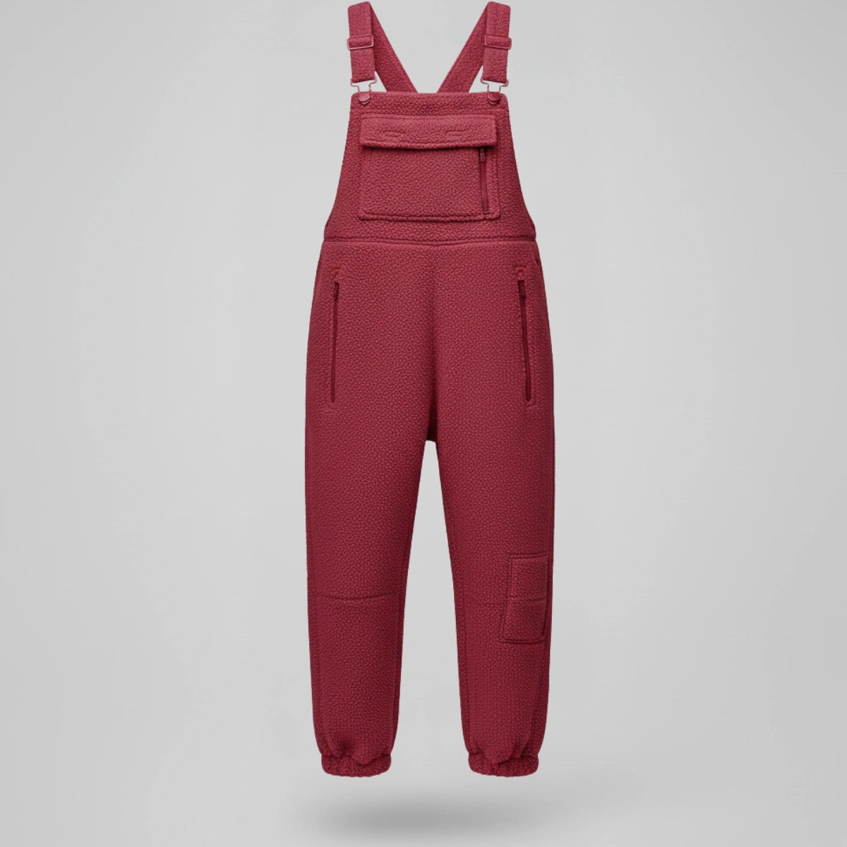 Gardaly Thermal Fleece Overalls with Zip Pockets