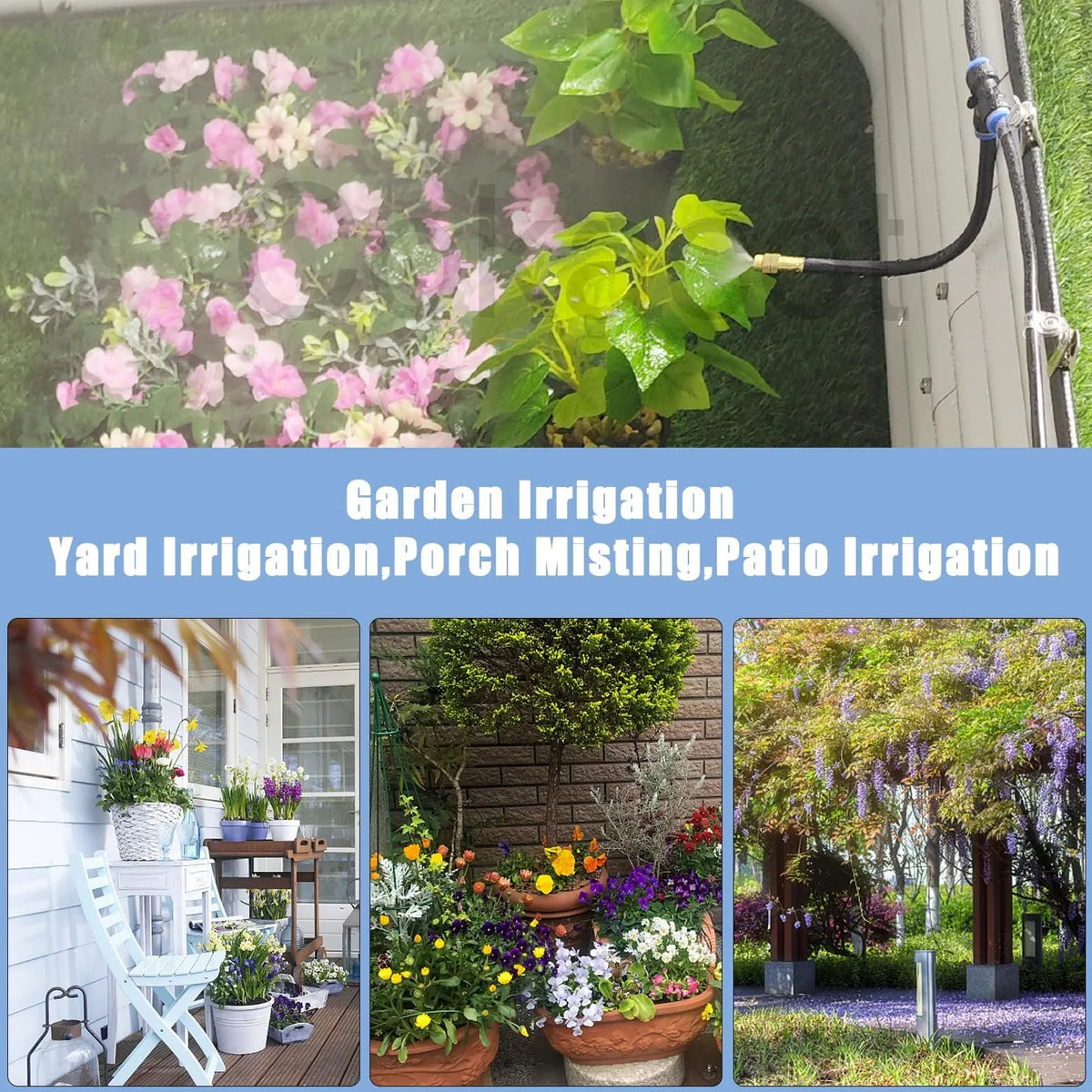 Gardaly - High-Pressure Garden Misting System - MistFlow™
