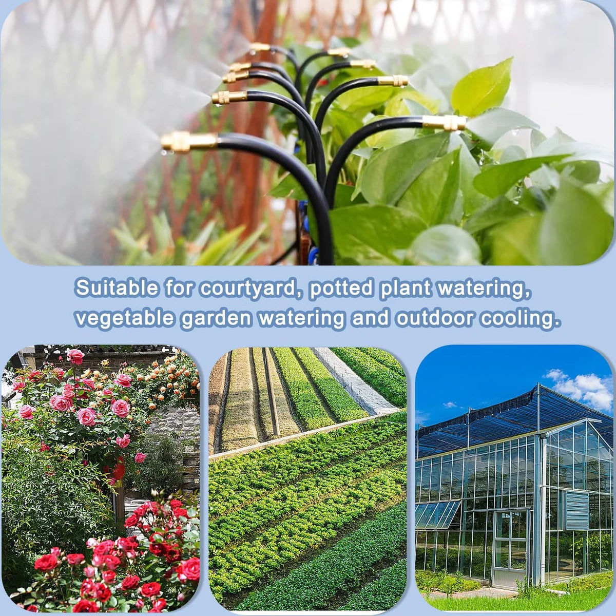 Gardaly - High-Pressure Garden Misting System - MistFlow™