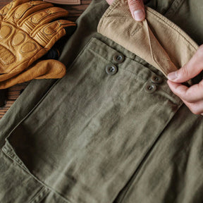 M-47 Herringbone Field Trousers – French Army-Inspired Reproduction, Linen-Lined