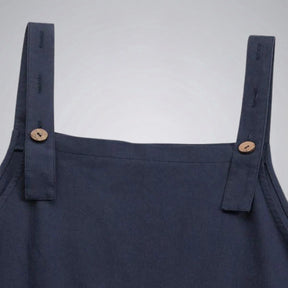 Gardaly Button-Front Casual Overalls Jumpsuit