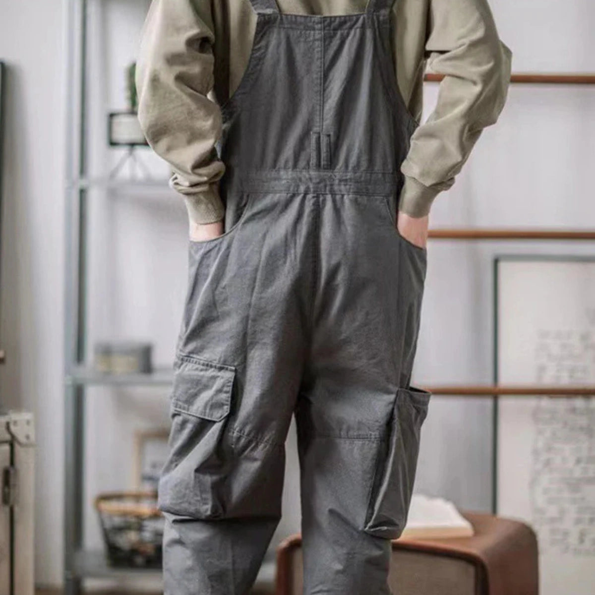 Gardaly Easy-Drape Overalls