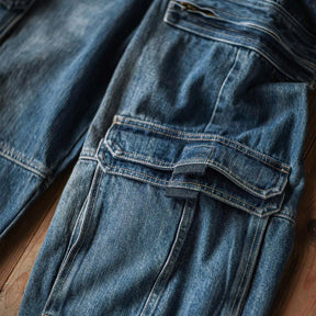 Gardaly Dual-Flap Denim Bib Overalls