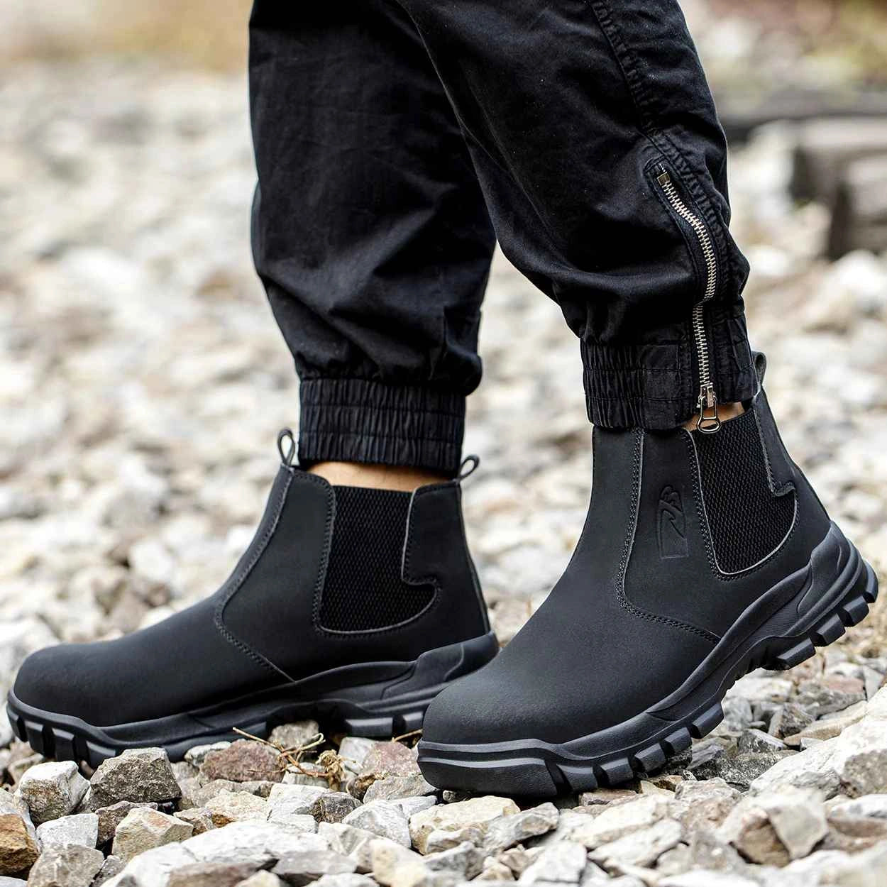 Gardaly | Men’s WeldSafe™ Steel-Toe Work Trainers – Waterproof, Puncture-Resistant & Spark-Resistant