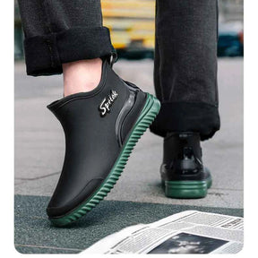 Gardaly | Men’s Ankle Wellington™ Boots – One-Piece Waterproof Build with Non-Slip Grip