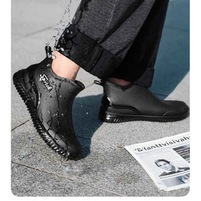 Gardaly | Men’s Ankle Wellington™ Boots – One-Piece Waterproof Build with Non-Slip Grip