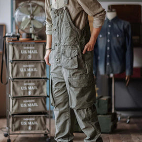 Gardaly Easy-Drape Canvas Overalls