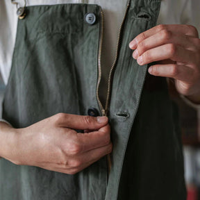 Gardaly Round-Pocket Lightweight Canvas Overalls