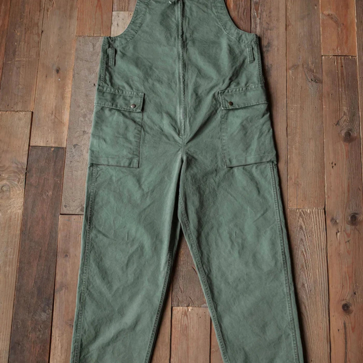 Gardaly Winston Zip-Front Overalls