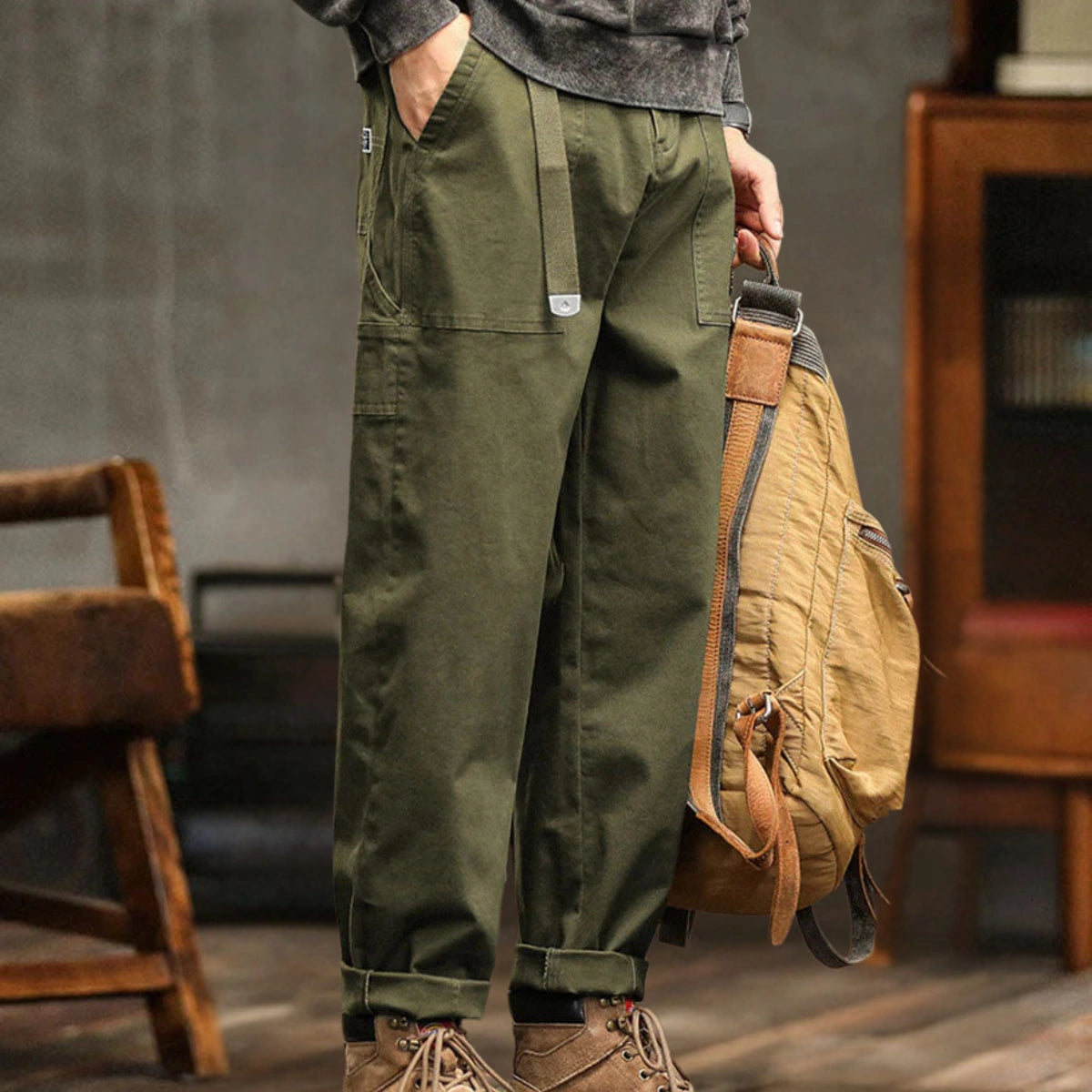 Men’s Irontrail Utility Trousers – Vintage-Inspired Casual Workwear