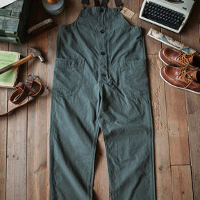 Gardaly Round-Pocket Lightweight Canvas Overalls