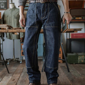 Selvedge Carpenter Jeans – Heavyweight Japanese Denim, Built for Work and Wear
