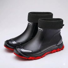 Unisex Short Wellington Rain Boots – Extra-Wide Size Range, Reinforced Build &amp; Non-Slip Grip