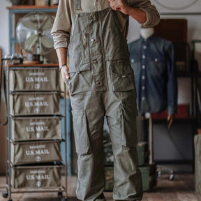 Gardaly Easy-Drape Canvas Overalls