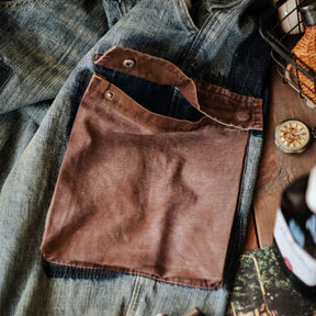 Gardaly Contrast-Panel Denim Overalls