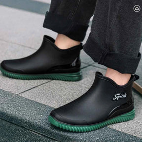 Gardaly | Men’s Ankle Wellington™ Boots – One-Piece Waterproof Build with Non-Slip Grip