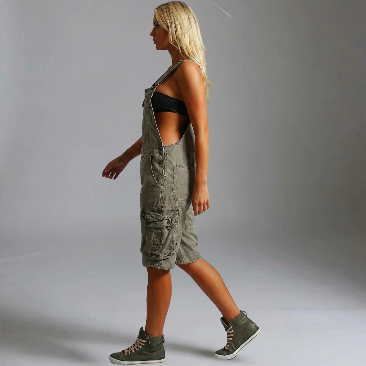 Gardaly Cargo Overall Shorts