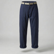 Men’s Straight-Leg Casual Trousers – Fatigue Style