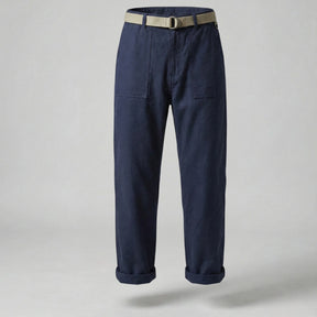 Men’s Straight-Leg Casual Trousers – Fatigue Style