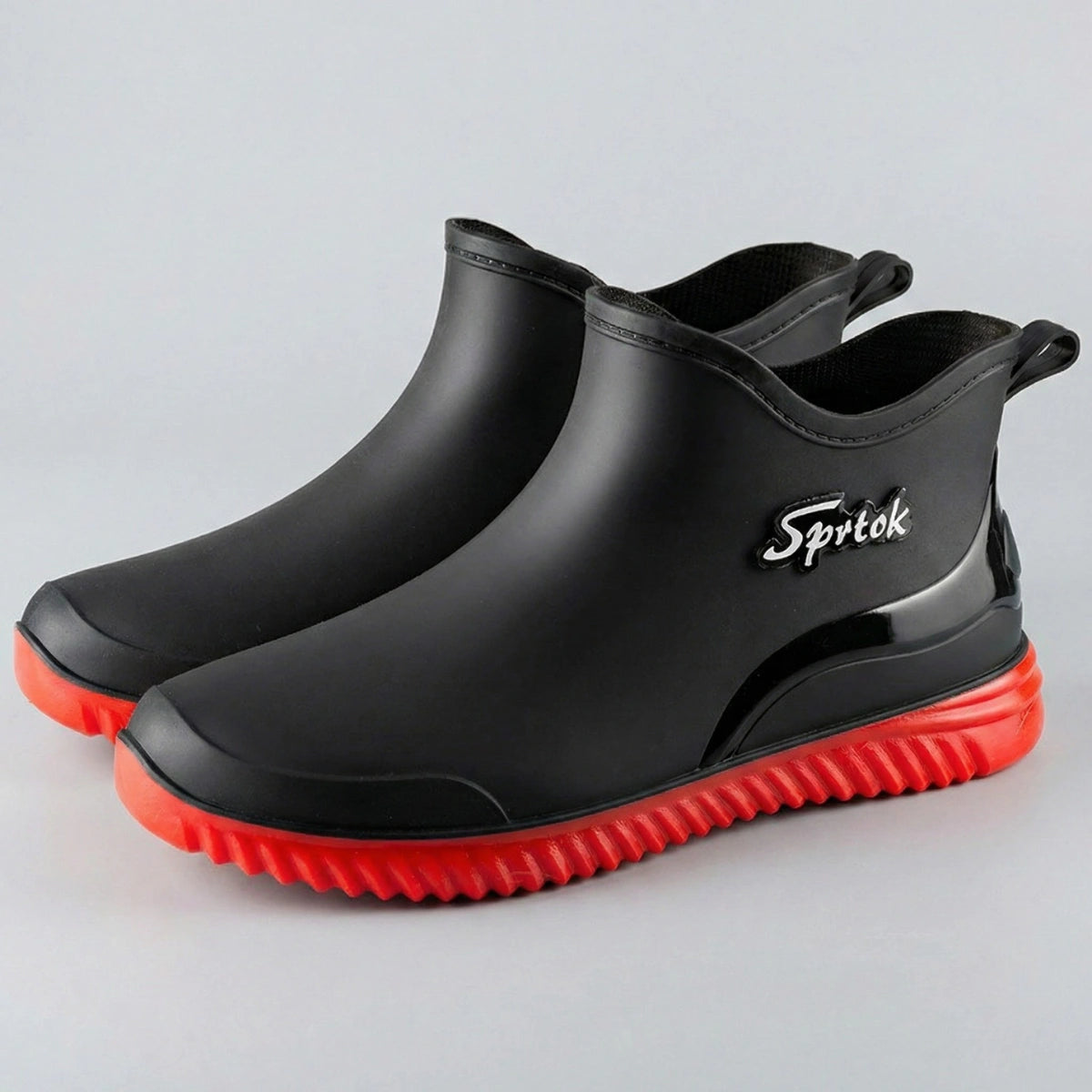 Gardaly | Men’s Ankle Wellington™ Boots – One-Piece Waterproof Build with Non-Slip Grip