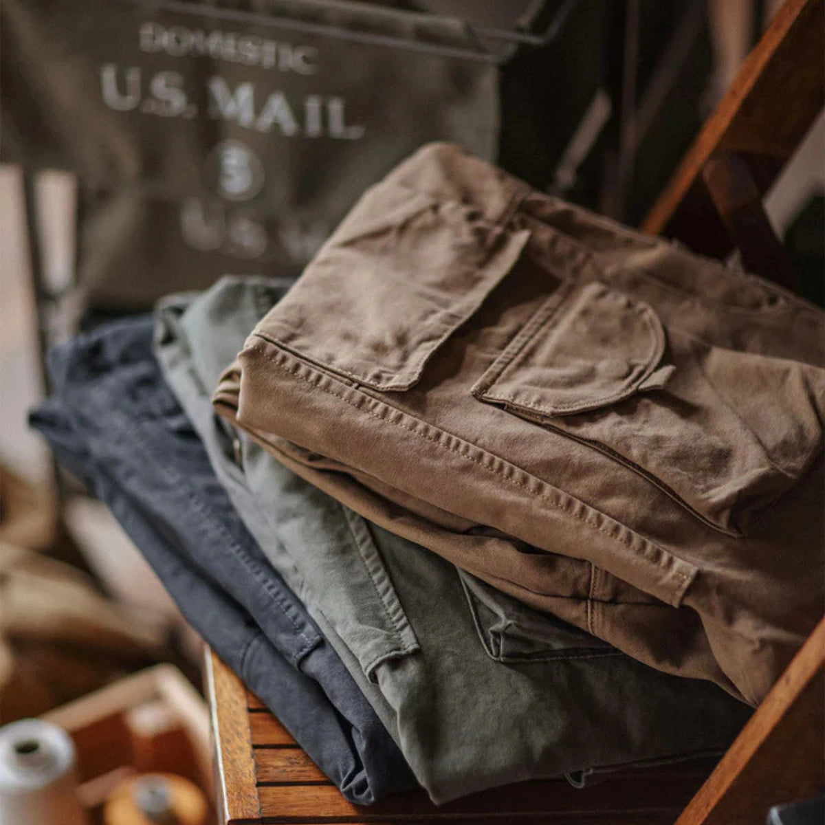 Gardaly Easy-Drape Canvas Overalls