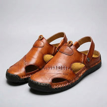Gardaly | Men's High Quality Soft Leather Casual Sandals - CloudWay™