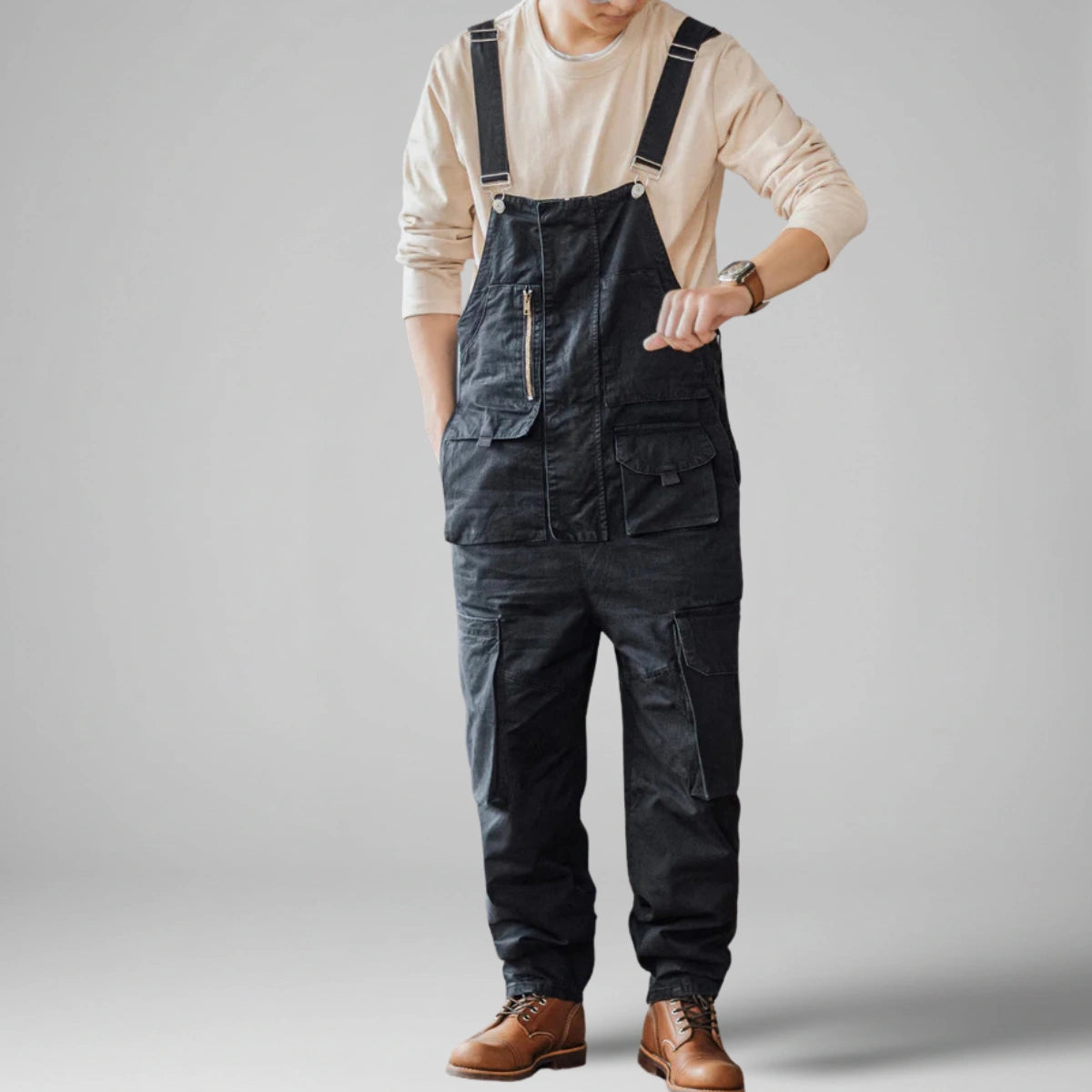 Gardaly Easy-Drape Overalls