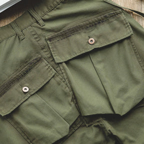 Men’s Cargo Trousers – Asymmetrical Pocket Design, Slim Fit