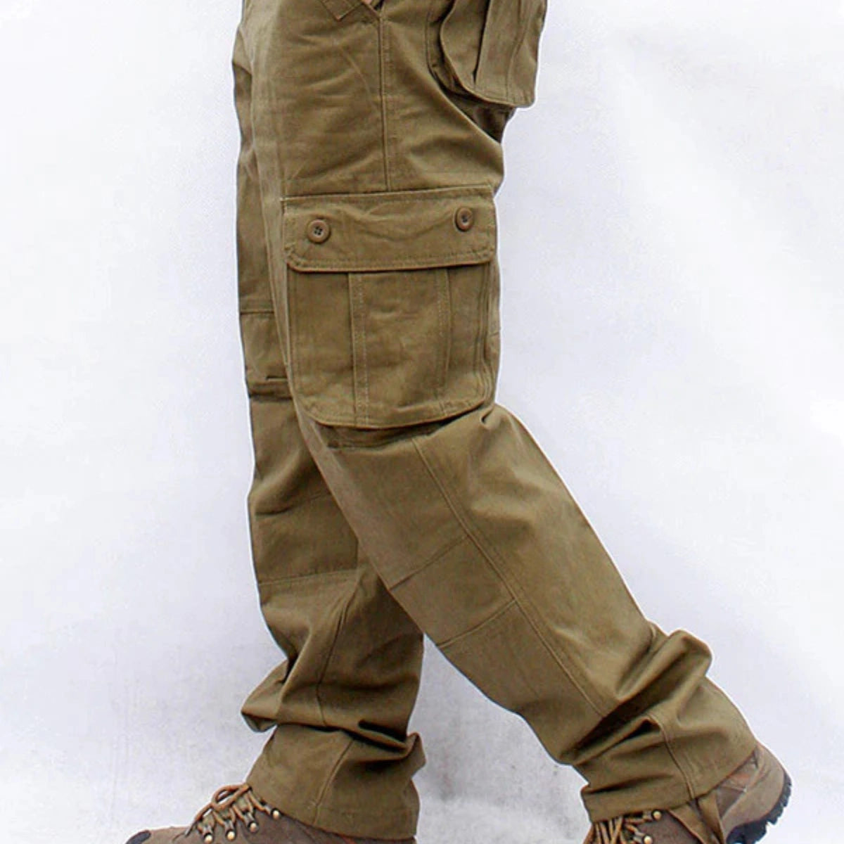Men’s Trailforge 6-Pocket Cargo Trousers – Straight Leg, Built for Everyday &amp; Outdoors