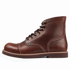 Men’s Heritage Cowhide Work Boots – Reinforced Toe &amp; Non-Slip Sole