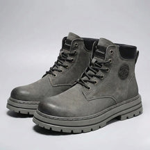 Unisex Heritage “Martin” Work Boots – Suede Leather, Grip Sole &amp; All-Day Comfort