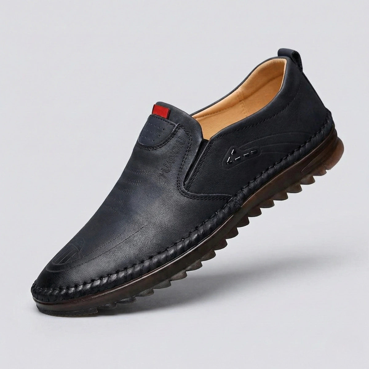 Gardaly | Leather Slip-On Moccasins for Men