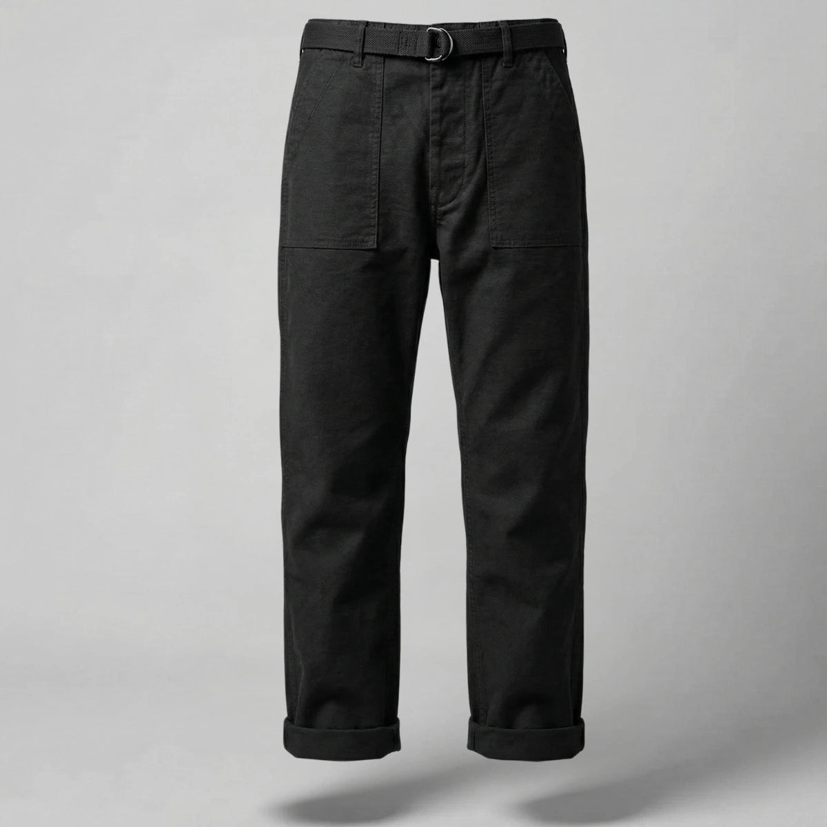 Men’s Straight-Leg Casual Trousers – Fatigue Style