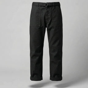 Men’s Straight-Leg Casual Trousers – Fatigue Style