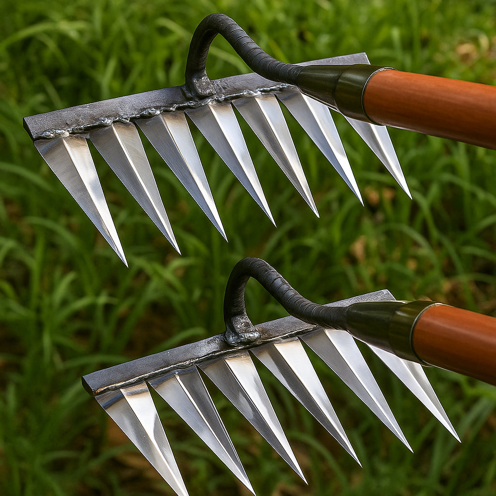 Gardaly – Reinforced Gardening Rake with Carbon Steel Teeth - IronClaw™