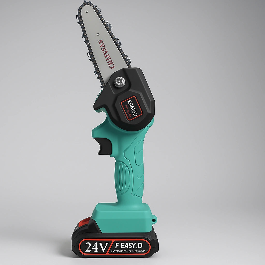 CutMaster™ – Portable Battery-Powered Chainsaw