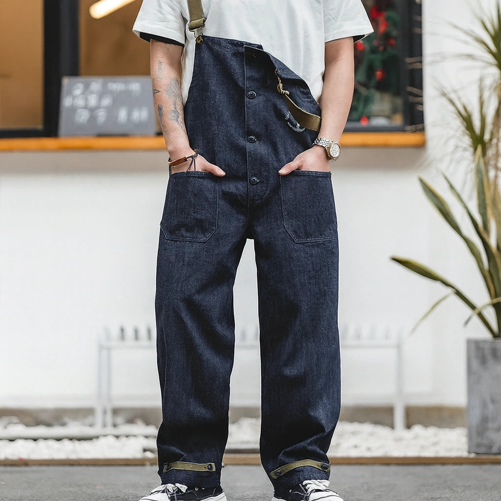 Gardaly Dockyard Navy Retro Overalls
