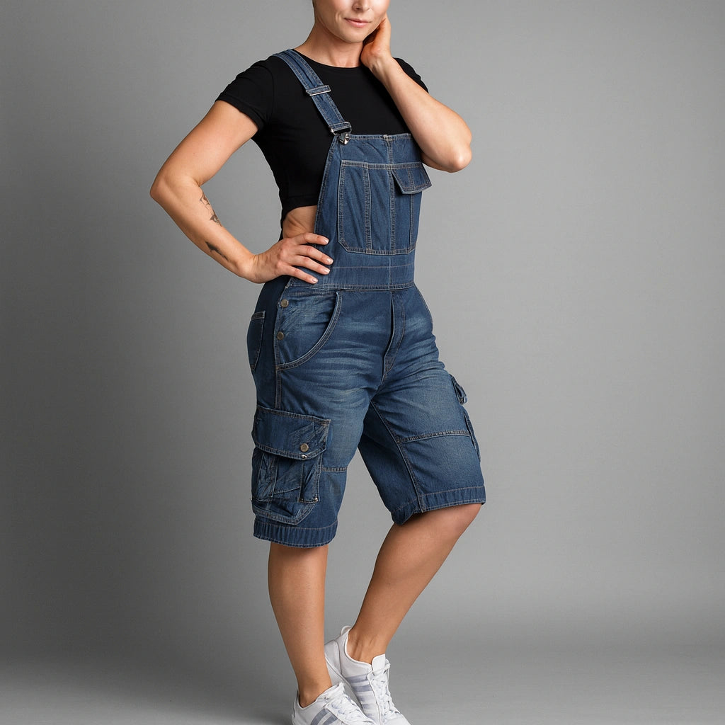 Gardaly Cargo Overall Shorts