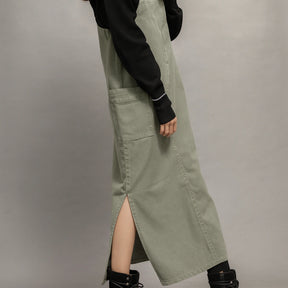 Gardaly Meadow Relaxed Pinafore with Side Slits