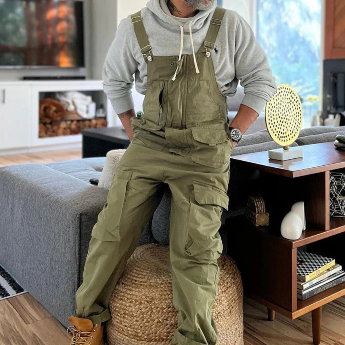 Gardaly Easy-Drape Overalls