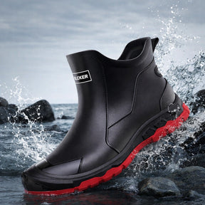 Unisex Short Wellington Rain Boots – Extra-Wide Size Range, Reinforced Build &amp; Non-Slip Grip