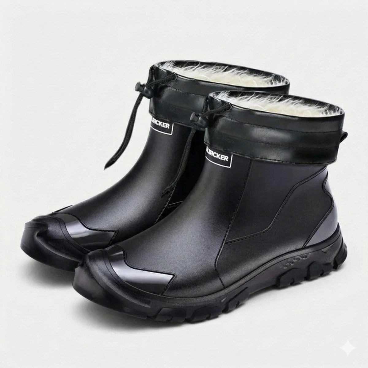 Unisex Short Wellington Rain Boots – Extra-Wide Size Range, Reinforced Build &amp; Non-Slip Grip